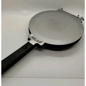 Perfect Pancake Pan Double Sided Hinged Aluminum Non Stick Pan Vintage